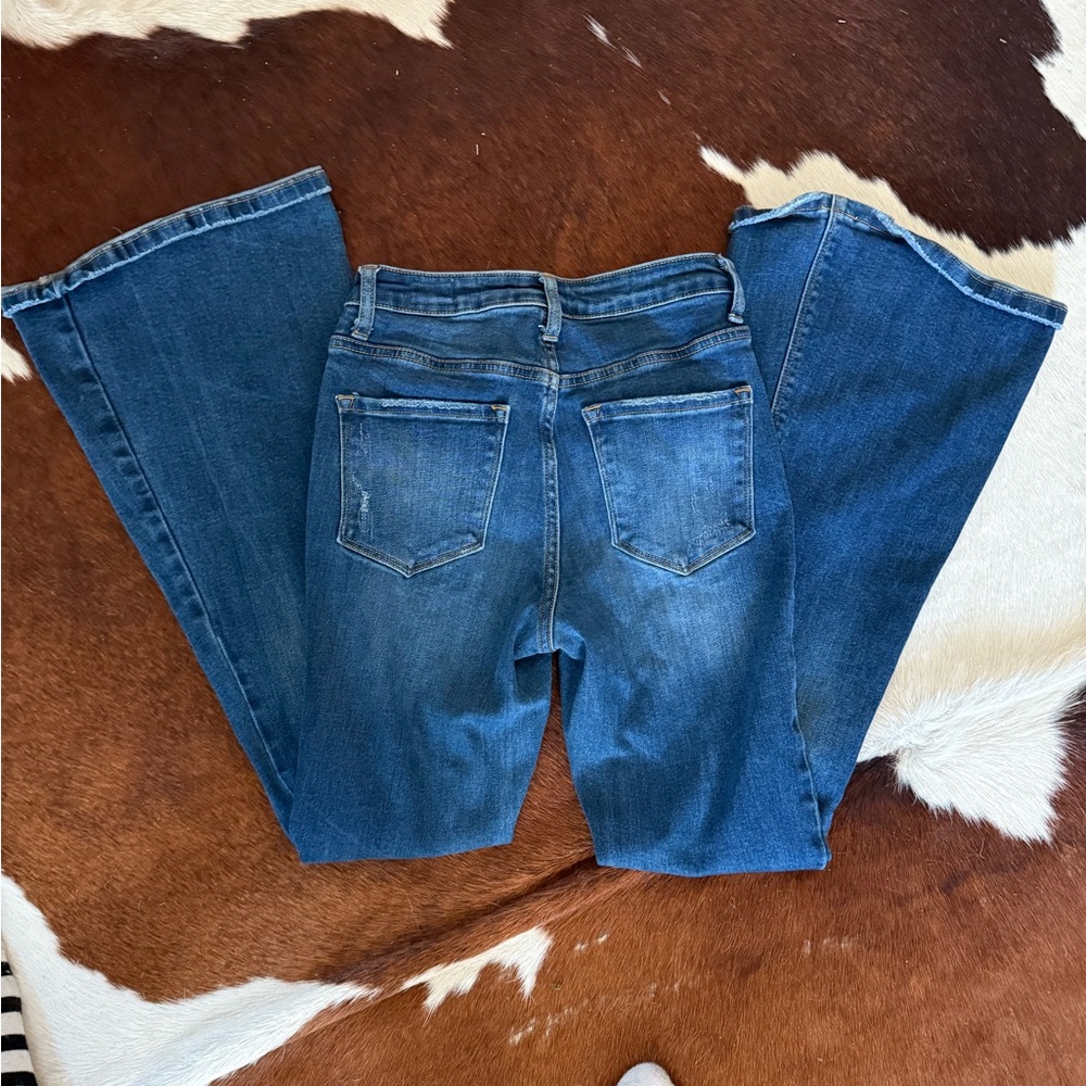 Classic Blue Women's Flare Jeans Bridge by Gly